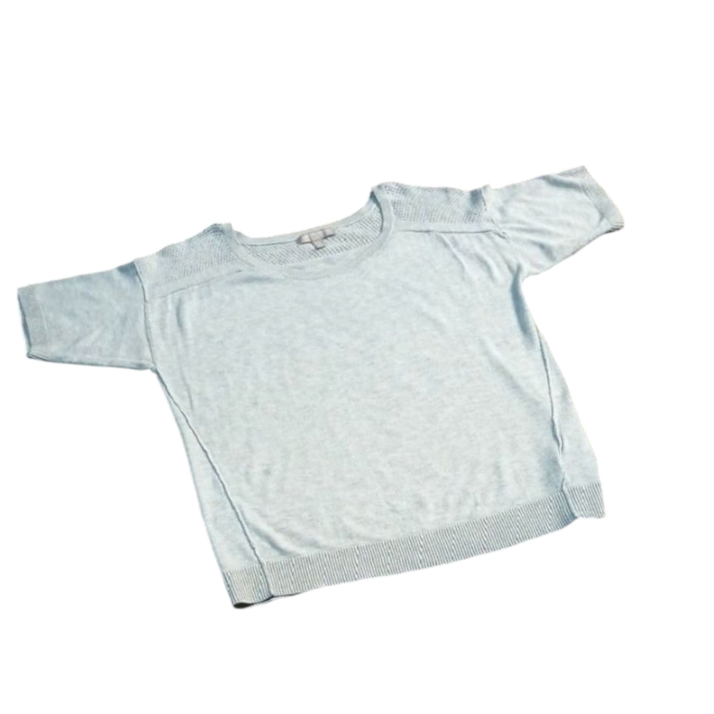 Banana Republic Heather Gray Knit Top - Picture 5 of 12